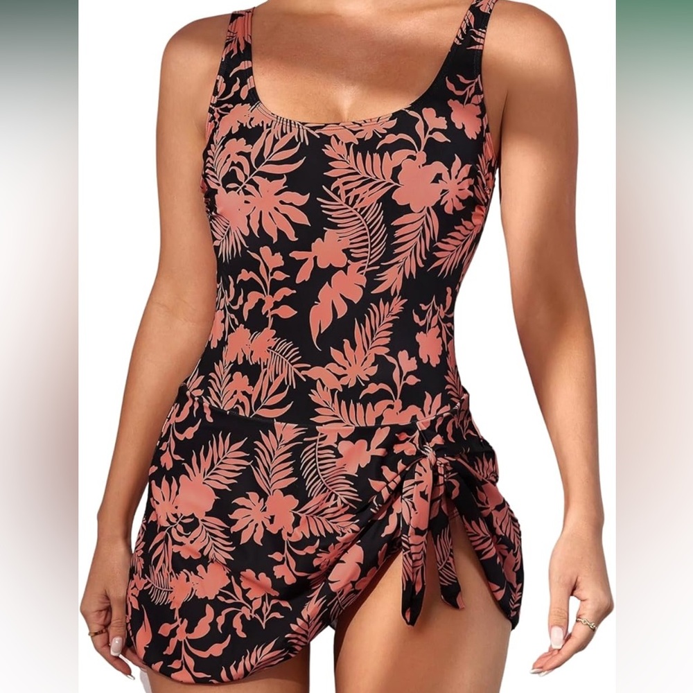 Eomenie One Piece Swimdress Swimsuits for Women